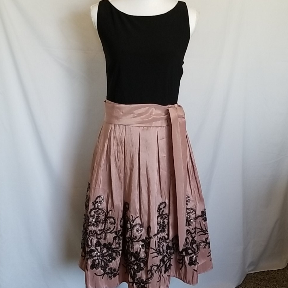 SLNY Dress Black&Pink Sz 16
